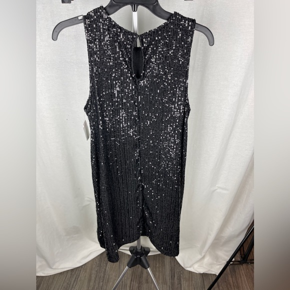 COPY - Max Mara Sequins Sleeveless Black Top Size 10 (Medium) NWT - Picture 8 of 14